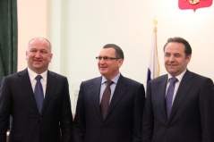 20 March 2013 National Assembly Deputy Speaker Popovic and ministers Fyodorov and Ljajic